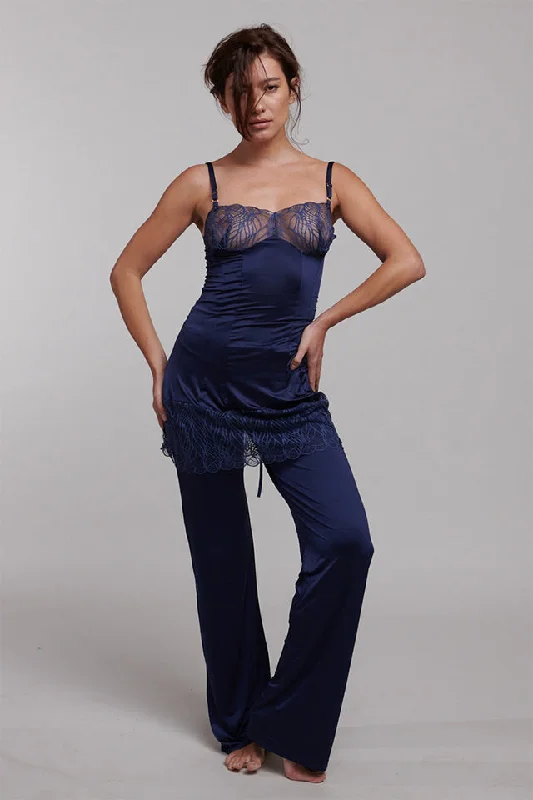 Karin Dress Short - blue