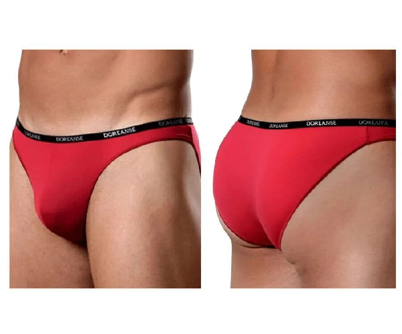 Doreanse Aire Brief Low-Rise & Lean Bikini Cut Briefs Red 1395 19A