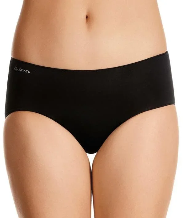 Jockey No Panty Line Promise Tactel Boyleg - Black
